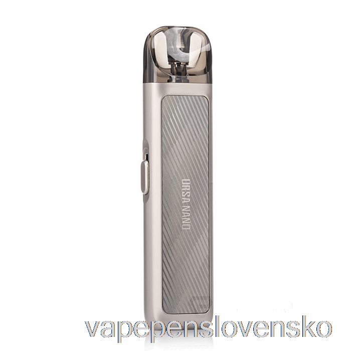 Stratený Vape Ursa Nano Pod Kit Keprová Strieborná Vape Cigareta